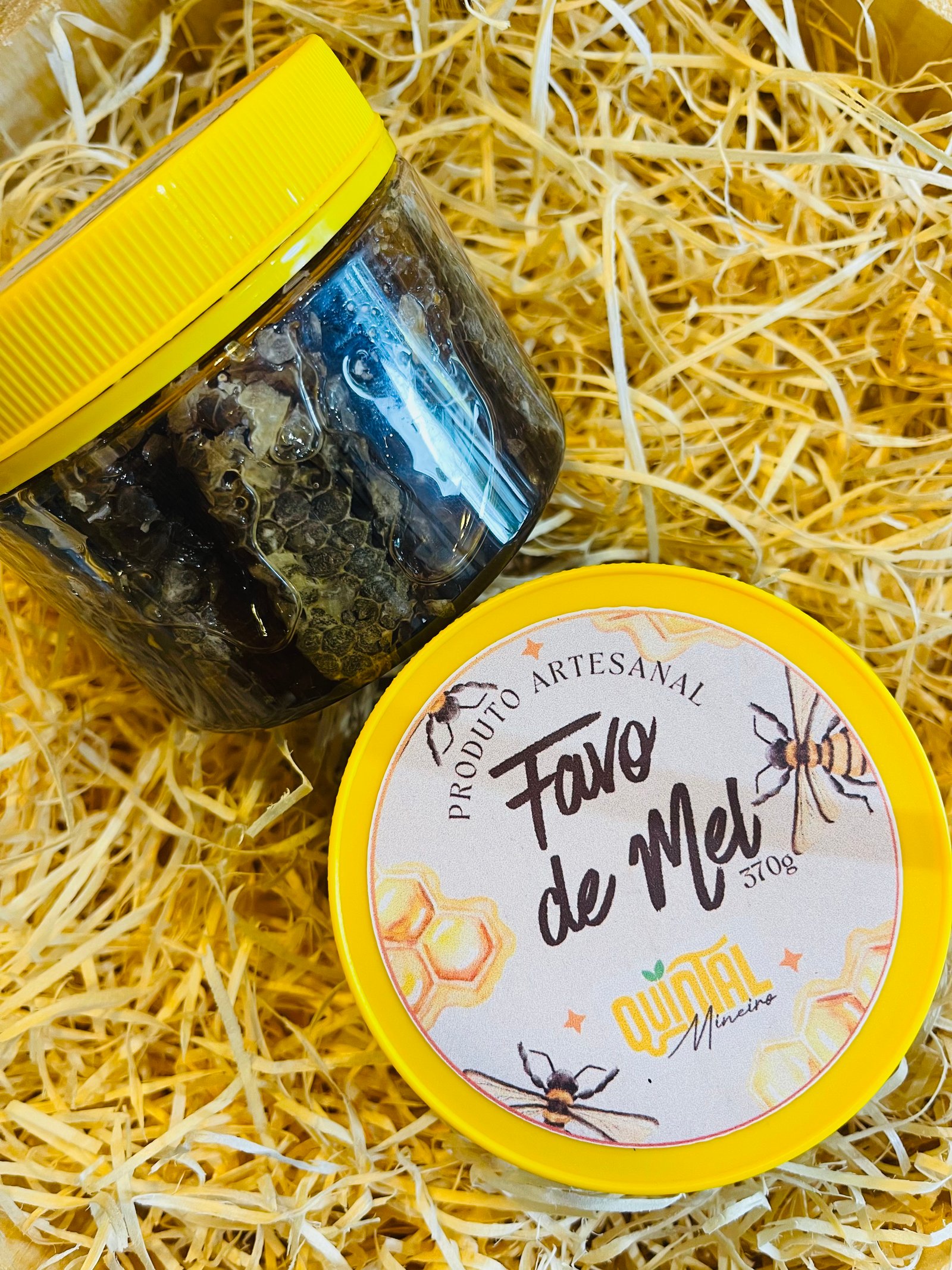 Favo de mel natural Quintal Mineiro